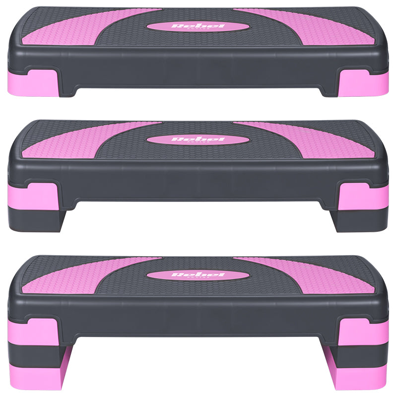 Stepper Aerobic 3 Nivele Gri Violet Active Rebel