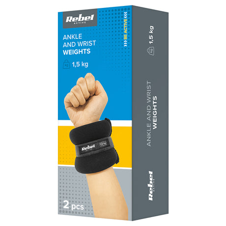 Set 2 Greutati Incheietura 2x1.5kg Active Rebel