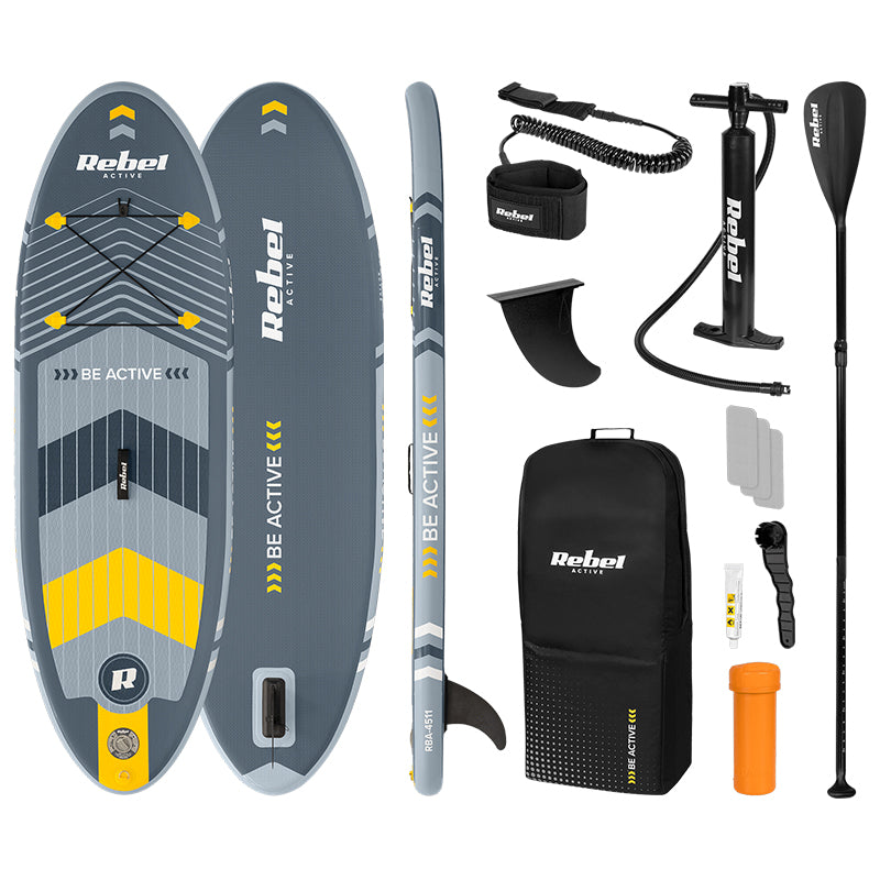 Set Placa Gonflabila Stand Up Paddle Cm Sup 244x76x10