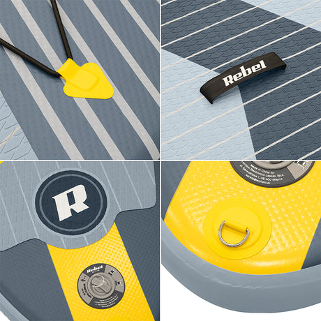 Set Placa Gonflabila Stand Up Paddle Sup 244X76X10 CM