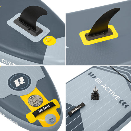 Set Placa Gonflabila Windsurfing Sup 305X76X15 CM