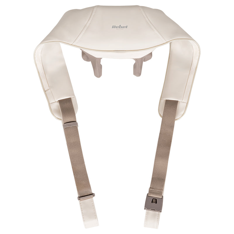 Aparat Masaj Shiatsu Zona Cervicala cu Incalzire Rebel cu baterie 2000 mAh si USB
