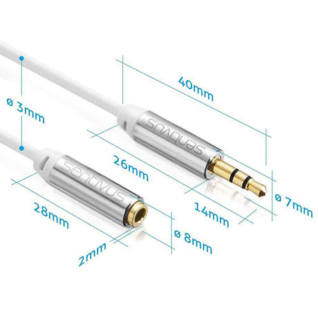 Cablu Audio 3.5 Tata - Mama 3.0M Sentivus