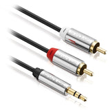 Cablu Audio 3.5 Tata - 2xrca Tata