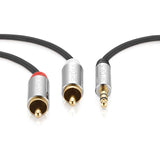 Cablu Audio 3.5 Tata - 2xrca Tata