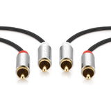 Cablu Audio 2xrca Tata - 2xrca Tata cu Sunet Stereo