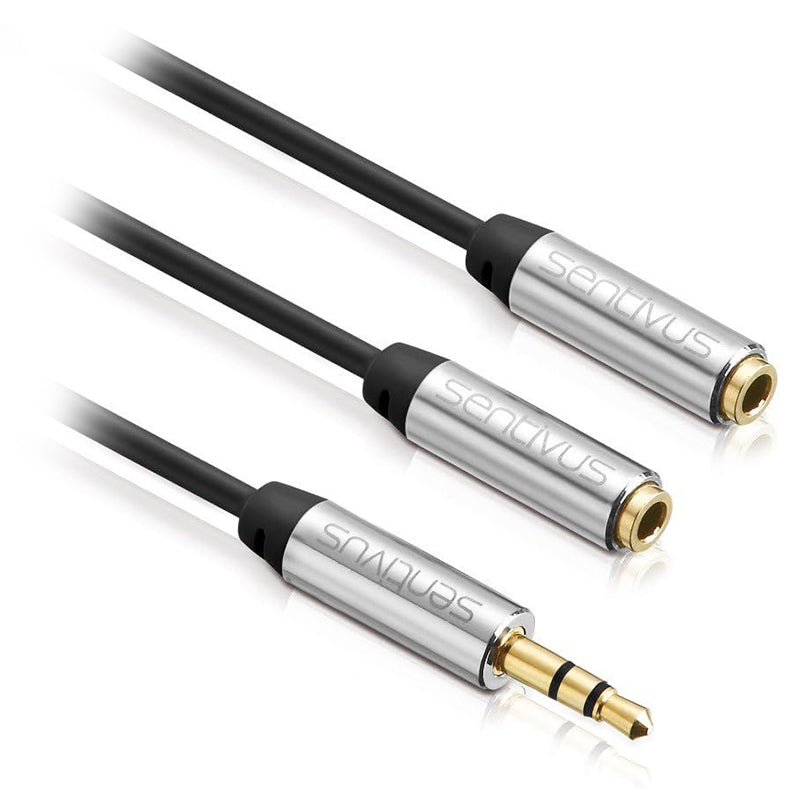 Cablu 3.5 Tata - 2x 3.5 Mama