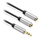 Cablu 3.5 Tata - 2x 3.5 Mama