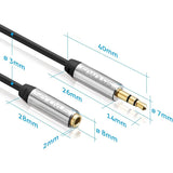Cablu 3.5 Tata - 2x 3.5 Mama