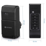 Set 2 Prize Exterior cu Telecomanda 1100W Sonero
