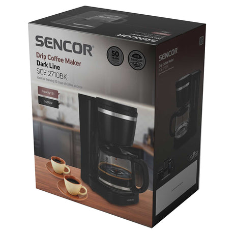 Cafetiera cu Filtru Sce 2710BK Sencor