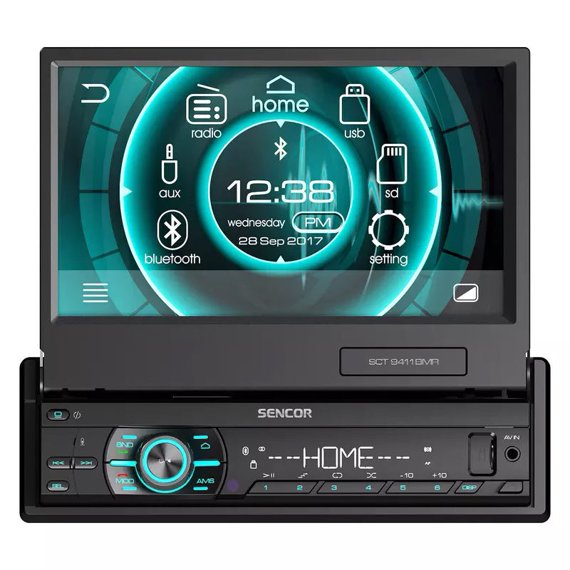 Player Auto Display 7 Inch Sencor cu Bluetooth, radio FM, USB si Card SD