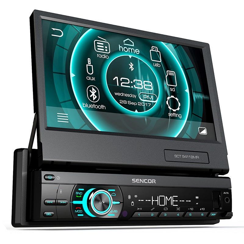Player Auto Display 7 Inch Sencor cu Bluetooth, radio FM, USB si Card SD