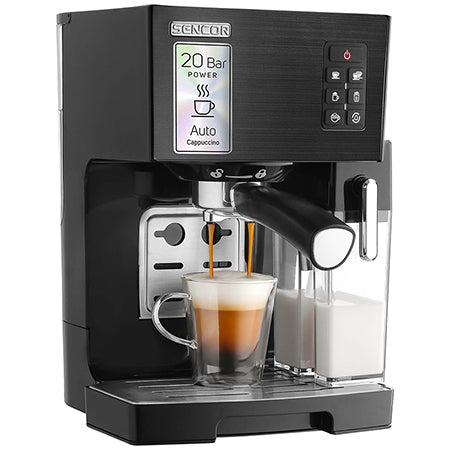 Espressor Semi-automat 20 Bar Sencor cu DAB+