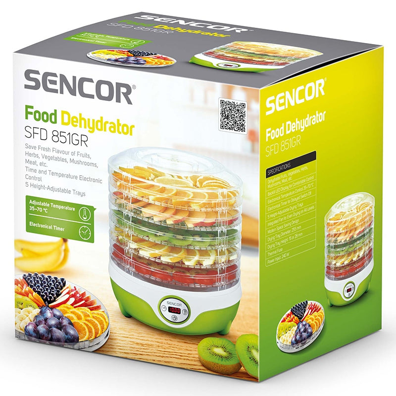 Deshidrator Alimente 5 W Sencor Tavi 240 cu afisaj LED