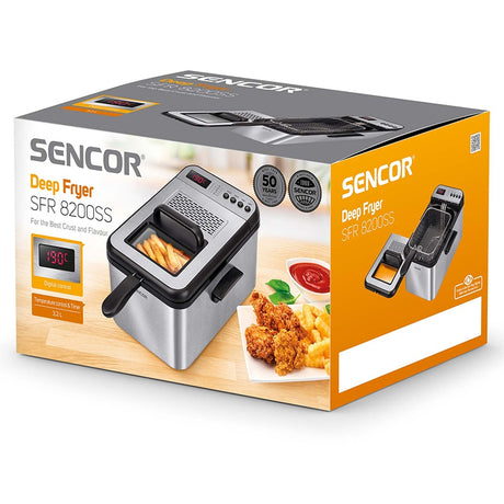Friteuza 3,2 L 2200W 5 Programe Sencor