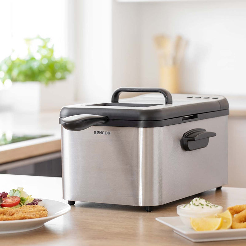 Friteuza 3 2 5 Programe Sencor L 2200W cu DAB+