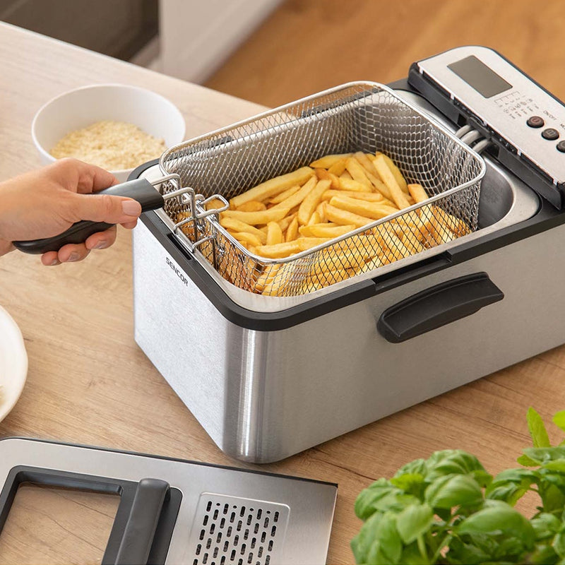Friteuza 3 2 5 Programe Sencor L 2200W cu DAB+