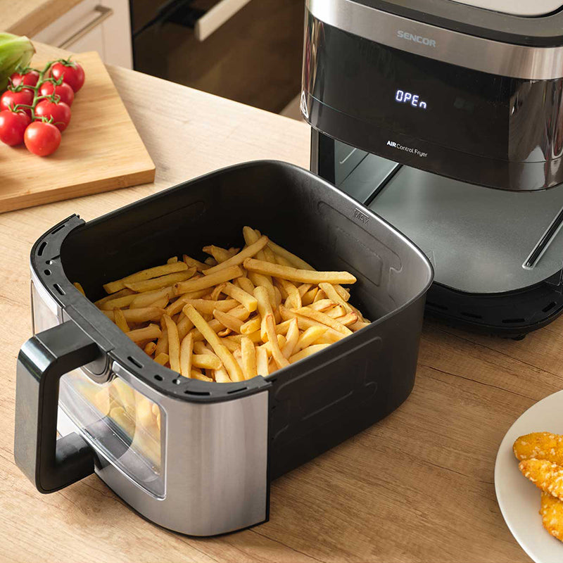 Friteuza Aer Cald Airfryer 9l Sencor cu afisaj LED