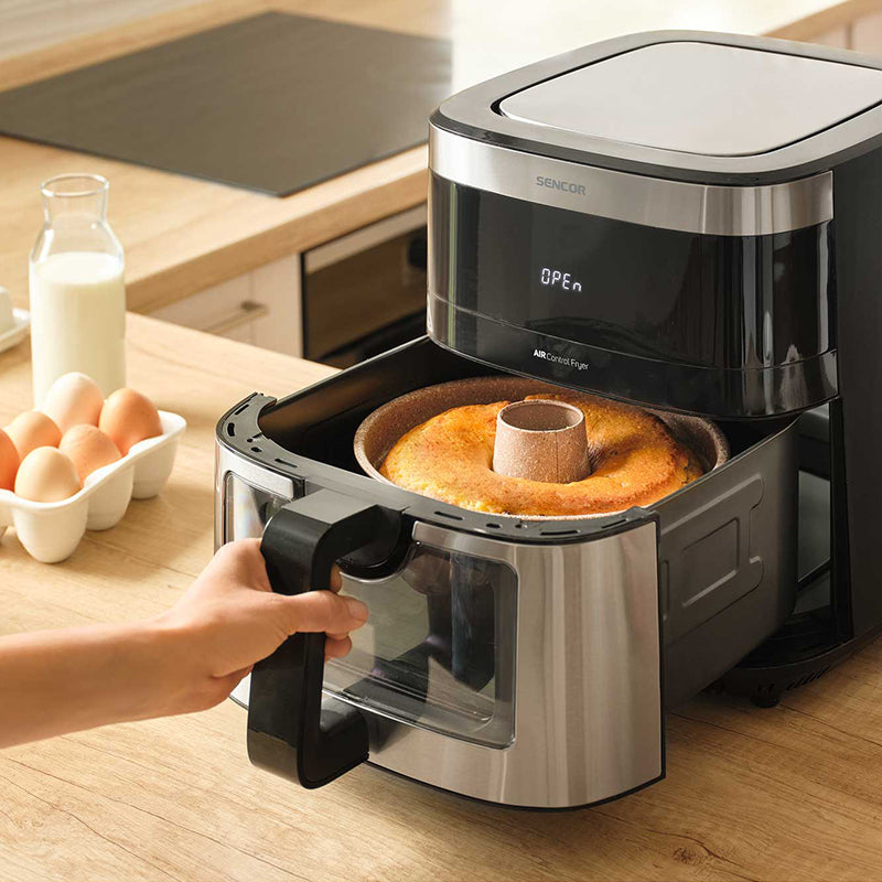 Friteuza Aer Cald Airfryer 9l Sencor cu afisaj LED