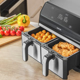 Friteuza Dubla Airfryer 2x4 Vitafryer Sencor L 1700W