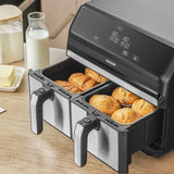 Friteuza Dubla Airfryer 2x4 Vitafryer Sencor L 1700W