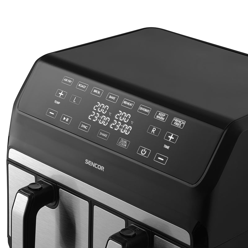Friteuza Dubla Airfryer 2x4 Vitafryer Sencor L 1700W
