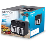 Friteuza Dubla Airfryer 2x4 Vitafryer Sencor L 1700W