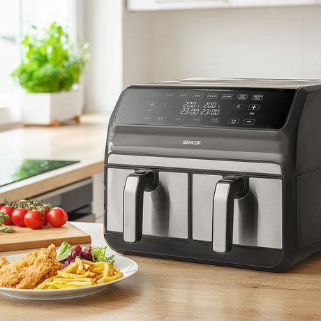 Friteuza Dubla Airfryer 2X4 L 1700W Vitafryer Sencor