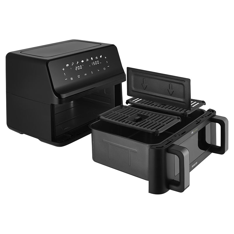 Friteuza Dubla Digital Airfryer 2x4.5 Sencor L 2700W