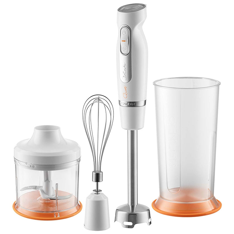 Set Blender de Mana 2 Viteze Alb Sencor cu DAB+ si baterie reincarcabila