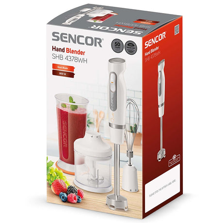Set Blender de Mana 2 Viteze 800W Alb Sencor