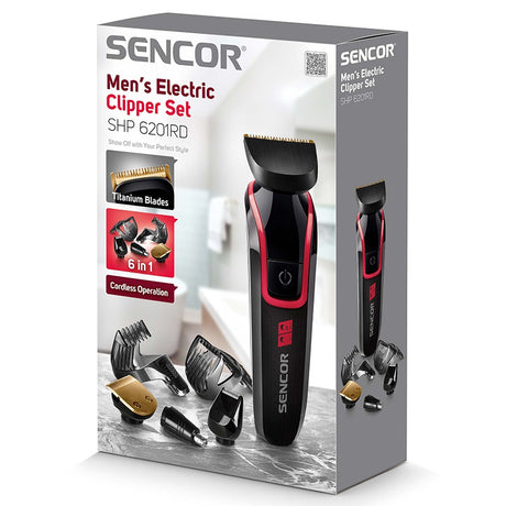 Set Aparat de Tuns si Ingrijire 6in1 Sencor cu baterie reincarcabila