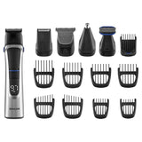 Multigroom Set Ingrijire 14 in 1 Sencor cu DAB+, baterie 1200 mAh si USB