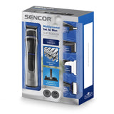 Multigroom Set Ingrijire 14 in 1 Sencor cu DAB+, baterie 1200 mAh si USB