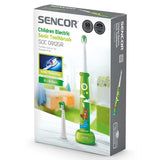 Periuta Electrica Sonica Copii Verde Sencor cu baterie reincarcabila si Rezistenta la Apa
