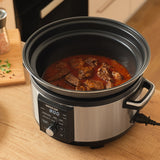 Slow Cooker 5.5l Sencor cu DAB+