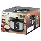 Slow Cooker 5.5l Sencor cu DAB+