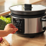 Slow Cooker 5.5l Sencor cu DAB+