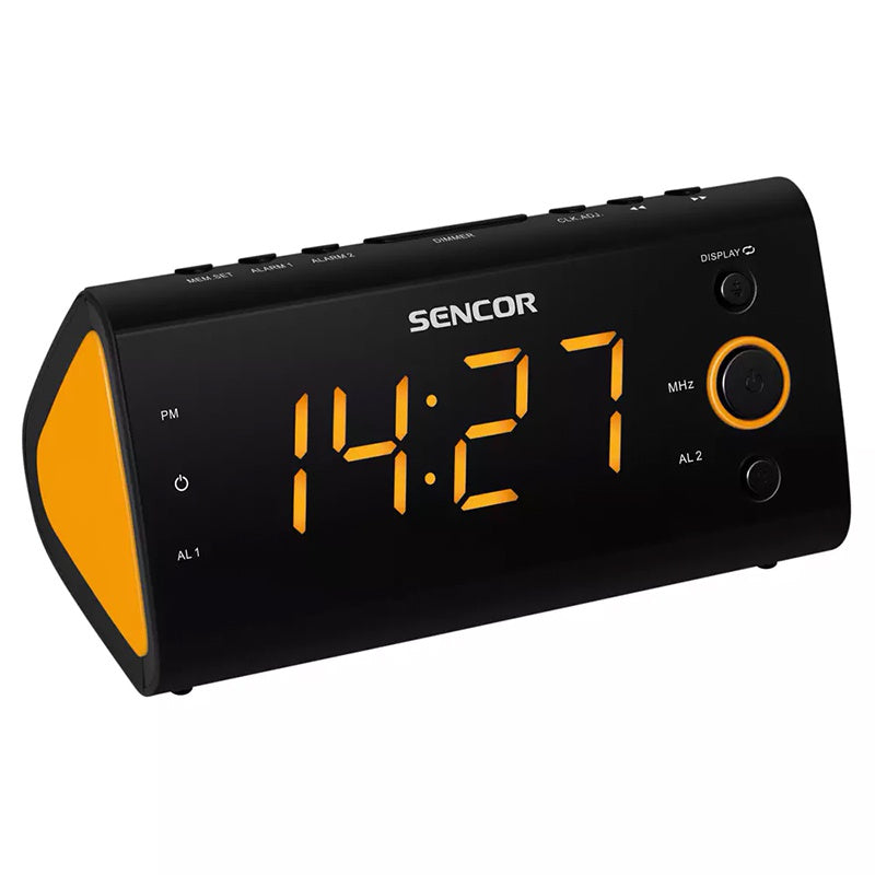 Radio cu ceas Sencor cu radio FM, alarma si baterie reincarcabila
