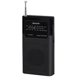 Mini Radio Portabil Negru Sencor cu radio FM