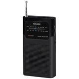 Mini Radio Portabil Negru Sencor cu radio FM
