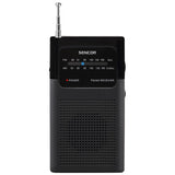 Mini Radio Portabil Negru Sencor cu radio FM