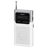 Mini Radio Portabil Alb Sencor cu radio FM
