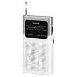 Mini Radio Portabil Alb Sencor cu radio FM