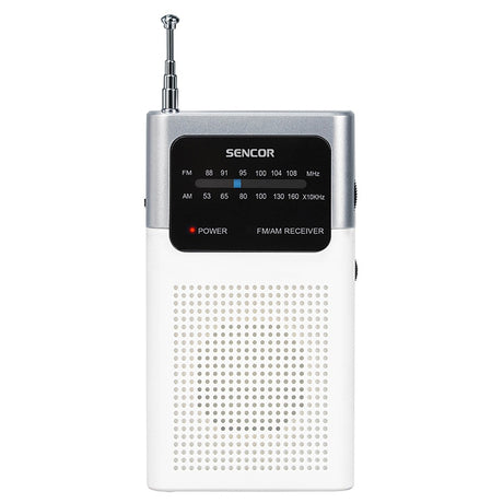 Mini Radio Portabil Alb Sencor