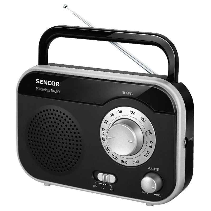 Radio Portabil Negru Sencor