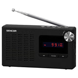 Radio Portabil PLL Slot Micro Sencor cu radio FM, baterie 800 mAh, AUX si USB