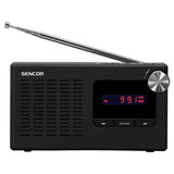 Radio Portabil PLL Slot Micro Sencor cu radio FM, baterie 800 mAh, AUX si USB