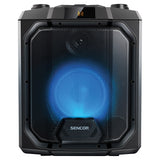 Boxa Portabila Party Sencor cu Bluetooth, radio FM, afisaj LED si baterie 4000 mAh